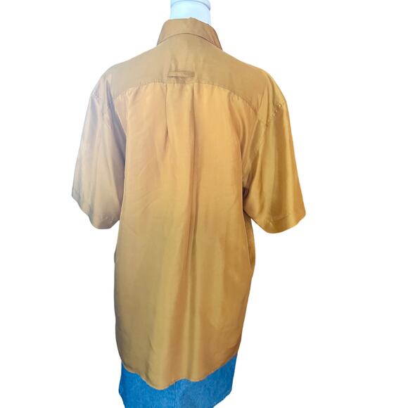 Bogari Vintage 100% Silk Shirt Size Small Unisex - Picture 2 of 7